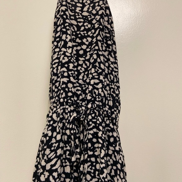Abercrombie & Fitch strapless black and white patterned pantsuit size xs - Picture 4 of 9